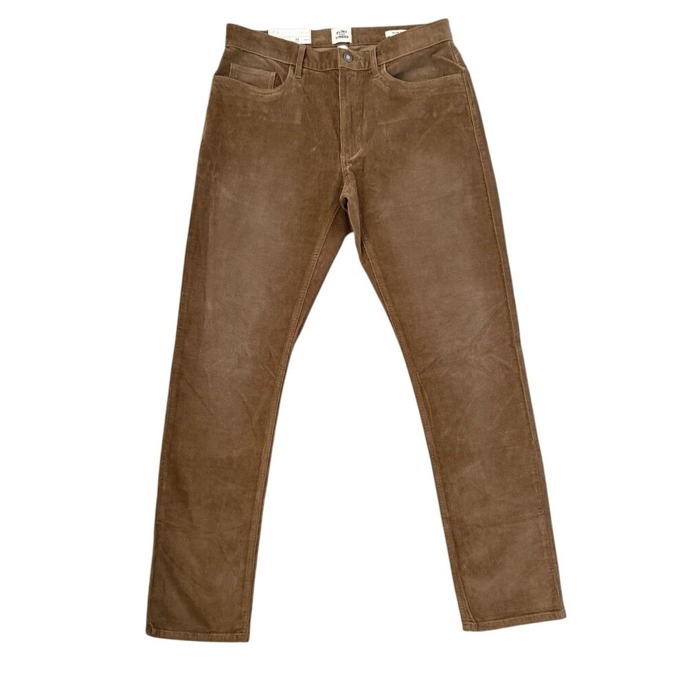Flint And Tinder Brown Slim Fit  Corduroy Men’s Pants Size 32 By 32